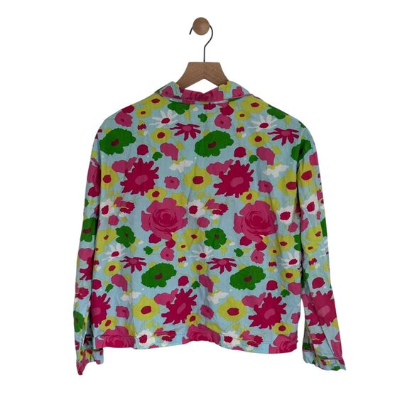 Pine Cone Hill Fine Linen Floral Cotton Pajama Set Size Large - Picture 4 of 8